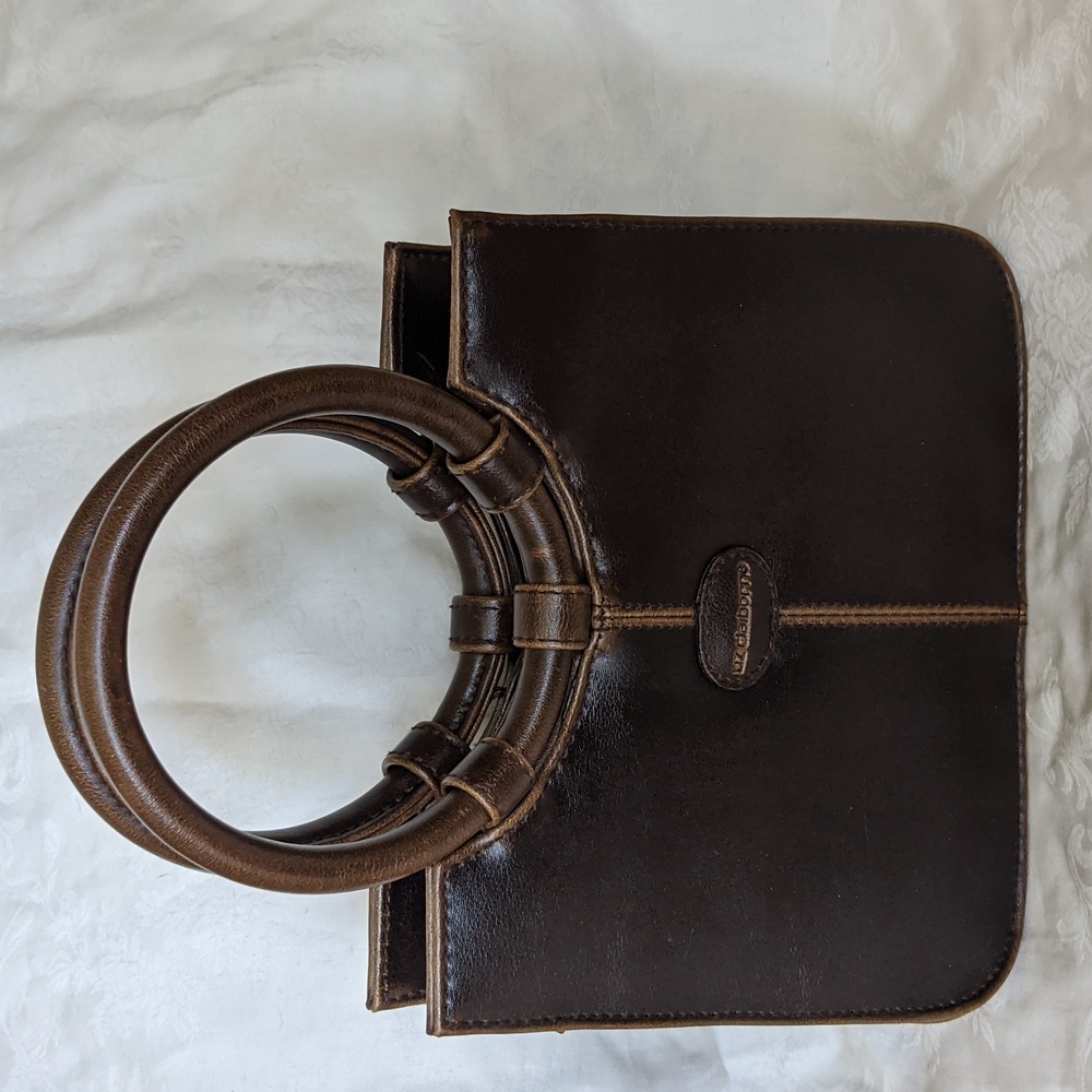 Liz Claiborne Faux Leather Tote Purse